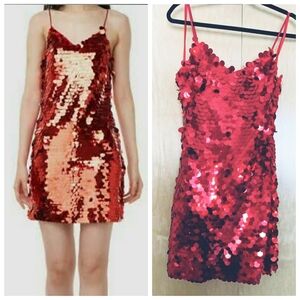 Love By Theia Sleeveless Paillette Dress